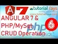 6 Angular 12 PHP MySql CRUD operation Angular 13 PHP MySql Insert Update Delete