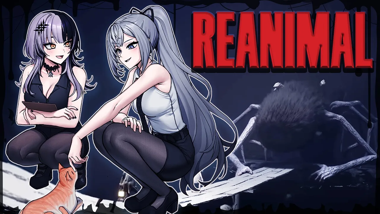 Nibbling Sheep Monsters with @VestiaZeta 【REANIMAL】