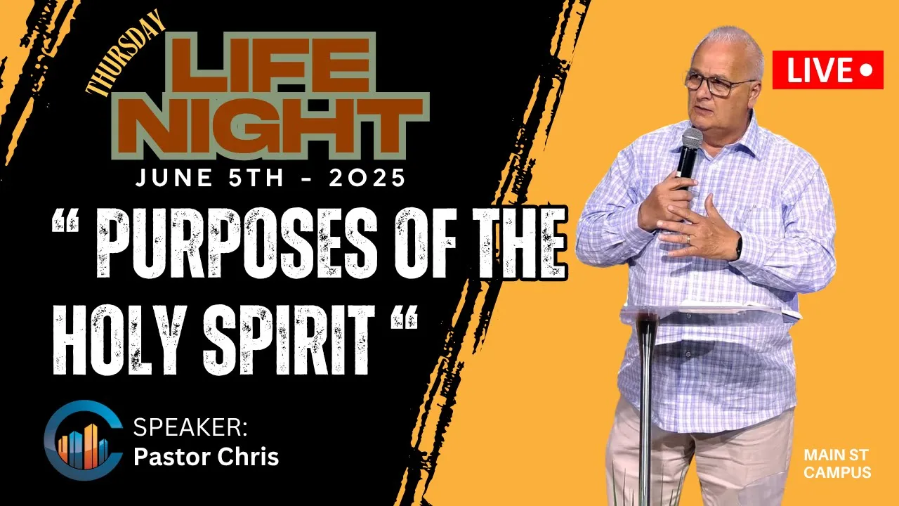 THE CITY CHURCH | Pastor Chris " Purposes Of The Holy Spirit " ( June 05/2025 - 7:00 PM )