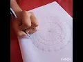 How to draw round celtic knot Tutorial Simple
