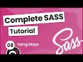 SASS Tutorial build your own CSS library - Maps