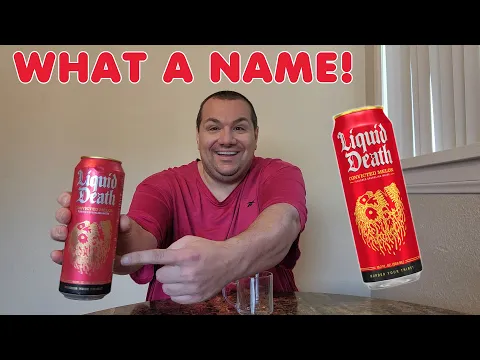 Liquid Death Convicted Melon | First Time Trying - YouTube thumbnail