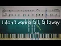 Download Lagu How to play the piano part of Fall Away by Twenty One Pilots