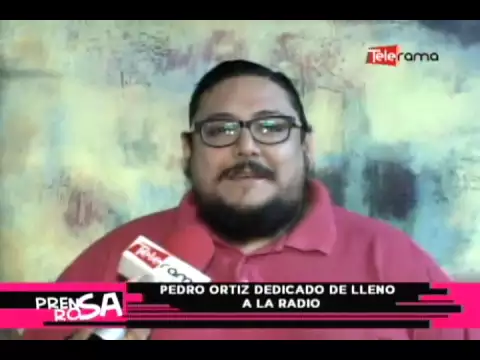 Pedro Ortiz dedicado de lleno a la radio
