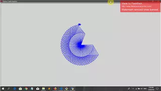 draw flower using turtle in python
