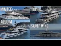 Luxury SuperYachts Arriving Docking Perfectly in Monaco 4K Marina views