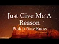 Download Lagu Just Give Me A Reason - Pink ft Nate Ruess (Cover by Alyssa Bernal and Josh Milan and Lyric)