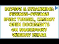 DevOps SysAdmins pfSEnse-pfSense IPSec Tunnel cannot open documents on Sharepoint WebDAV share