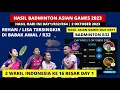 Hasil Badminton Asian Games 2022 Hari ini Day1: LeoNil \u0026 RiPhit Ke R16 | Asian Games Badminton