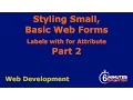 Styling Small Basic Web Forms - Part 2