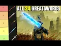 Best Elden Ring Greatsword All 24 Greatswords Ranked Weapon Tier List Patch 1 16