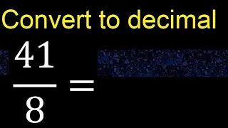 Convert to decimal How To Convert Decimals to Fractions