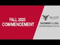 Ball State Fall 2025 Commencement