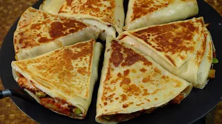 كريب المطاعم الخطير بحشوة الشاورما من اكثر الوصفات طلبا والمفضل عند الجميع 