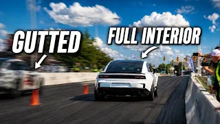 We WON our First Drag Race at Roadkill Nights! Roasting all 4 Tires on Launch!