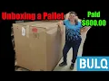 Unboxing a Bulq com Liquidation pallet of Uninspected returns - I paid 600 00 What will I make