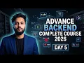Day 5 Node js Crypto Module randomBytes randomUUID createHash Advanced Backend Course