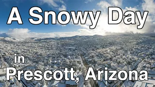 A Snowy Day in Prescott Arizona