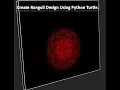 Create Rangoli Design Using Python Turtle
