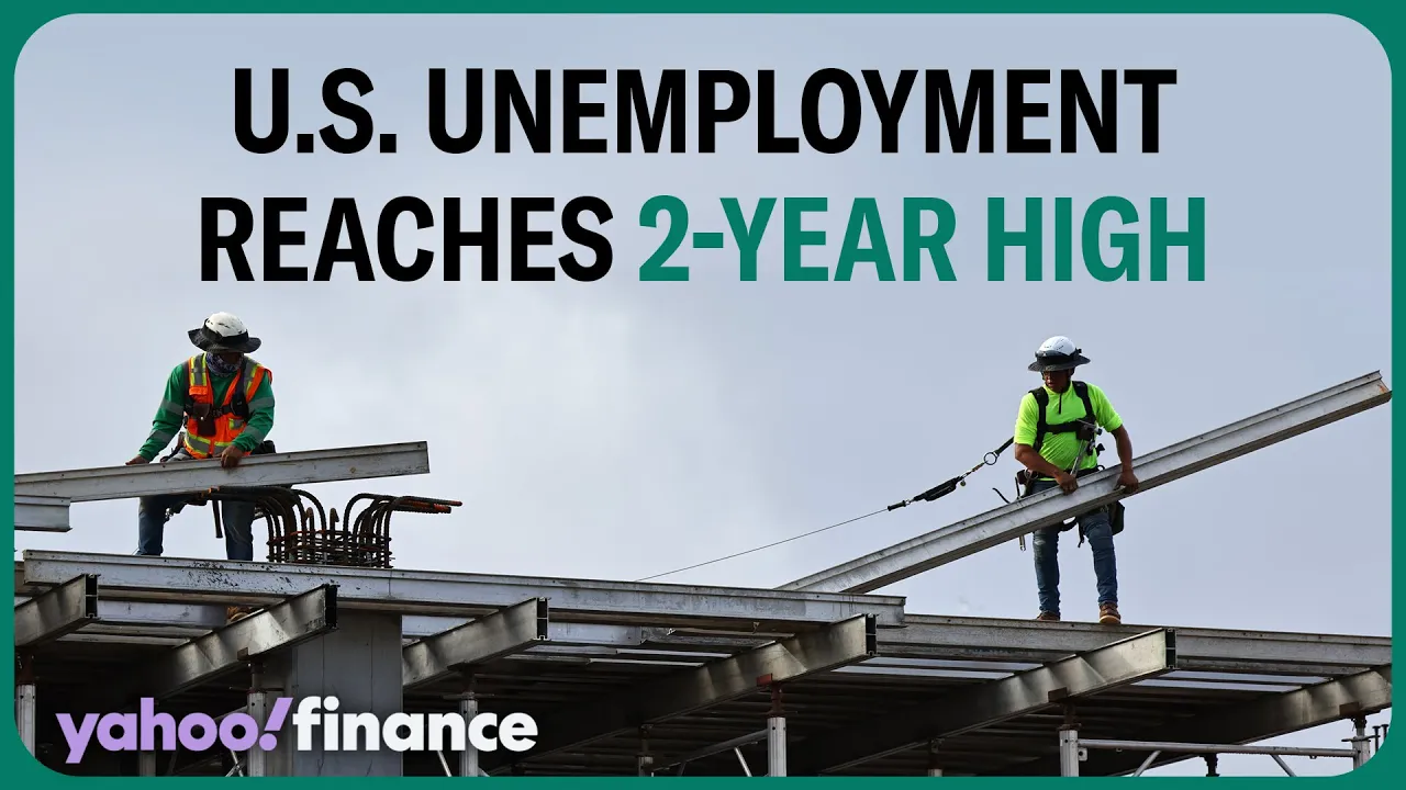 Jobs report: U.S. unemployment rate rises to 2-year high