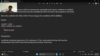 Python Tutorial Loops Part-2 While Loop