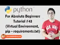 Virtual Environment Requirements txt Python Tutorials For Absolute Beginners In Hindi