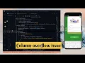 FlutterUI Tips Overflow using column Overflow error
