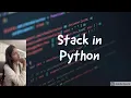 Stack in python