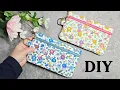 Lagu You'll Be Amazed! / How to Make a Double Zipper Pouch Super Easy! ✨ ospring sewing