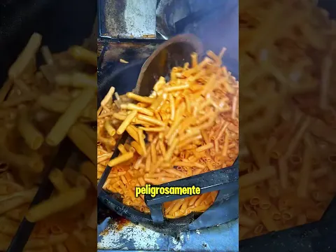 la fabrica de macarrones mas vendida de toda la india🥵  #comida #india #viral #food