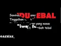 iwan fals - rindu tebal lirik