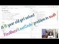 Incredible 8-Year-Old Solves FizzBuzz in Swift LeetCode Coding Marvel