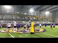 2025 OL Brett Bordelon at LSU camp