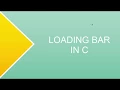 LOADING BAR C PROG DEV C