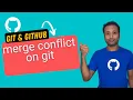 Git and Github bangla tutorial 28 resolve merge conflict on git
