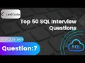 Product Sales Analysis I - Problem 7 Top 50 LeetCode SQL Interview Questions