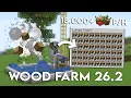BEST MINECRAFT AUTOMATIC WOOD FARM 26 2 TUTORIAL - All Wood Types