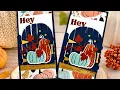 Stampin Up Interactive Fall Card Painted Pumpkins Slimline Card