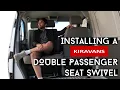 The T5 Project Day 3 Installing a Kiravans Double Seat Swivel
