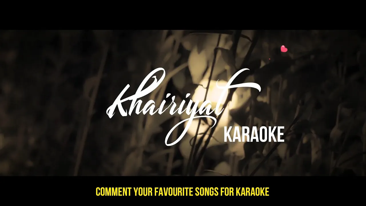 Khairiyat Karaoke With Lyrics | Arjit Agarwal | Beat With Mohit | MP Mohit Tiwari