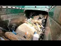 Waste Management front loader garbage truck packer 1