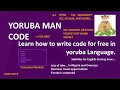 yoruba man code - Bisola Alaso Website