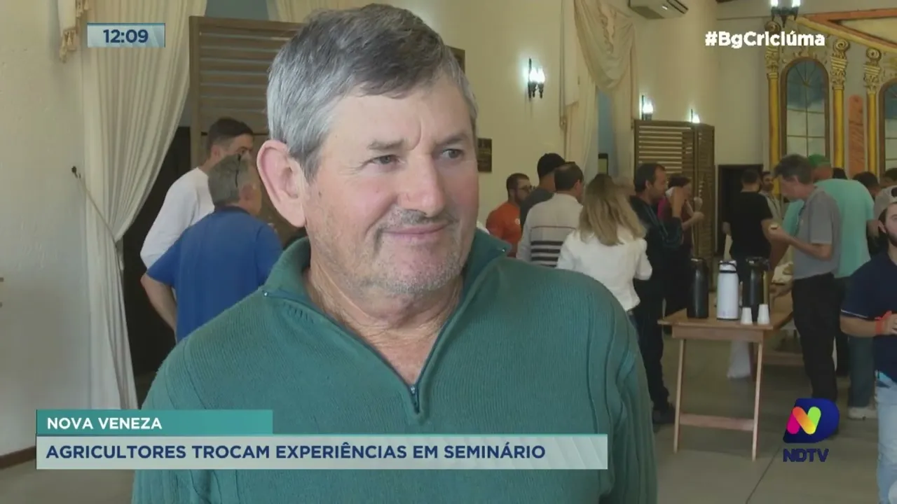 Epagri em movimento: seminário para agricultores em Nova Veneza trocarem experiências e aprendizados