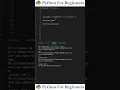 How To Get User Input In Python Python For Beginners