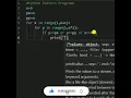 06 To print star pattern program in python