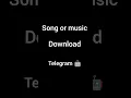 Download Lagu Music download telegram 🤖 in tamil #music #song #download