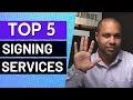 SIGNING SERVICES YOU SHOULD SIGN UP FOR AS A LOAN SIGNING AGENT MY TOP 5 FAVORITE SIGNING SERVICES