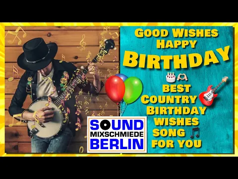 Download MP3 Happy Birthday Song ❤️Best “Good Wishes Happy Birthday“ Song 2024 for adults 🍀Lyrics Bday Video