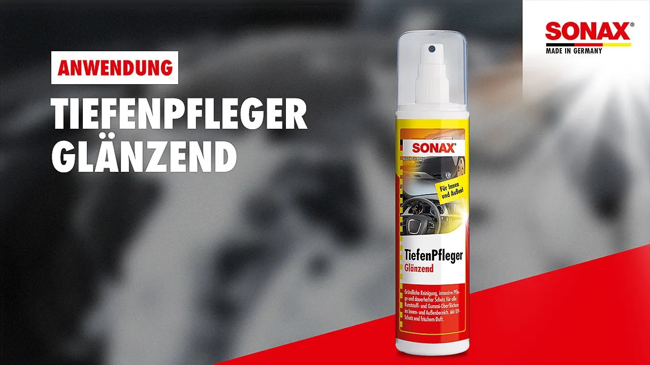 Anwendung SONAX TiefenPfleger glänzend