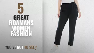 Roamans Women Fashion 2018 Best Sellers Roamans Women s Plus Size Soft Knit Straight Leg Pants